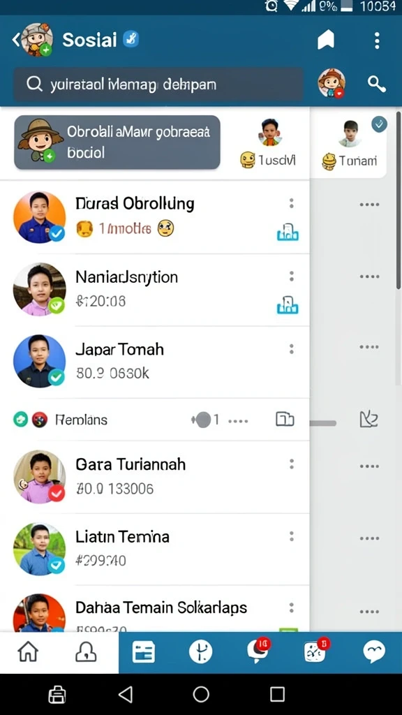 d06 - Tangkapan layar menunjukkan menu kustomisasi karakter yang mendalam.