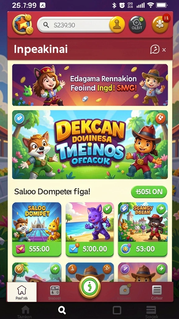 danatoto - Antarmuka pengguna yang intuitif dan mudah digunakan.