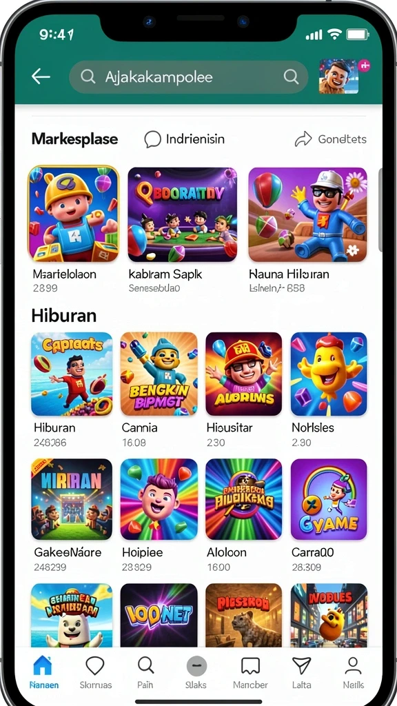 diana4d - Tampilan antarmuka yang menarik dan mudah dipahami.