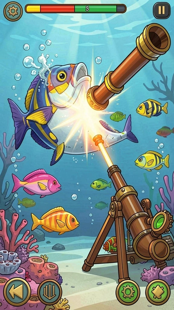 jp6789 - Screenshot menunjukkan pemandangan indah di level mendatang.