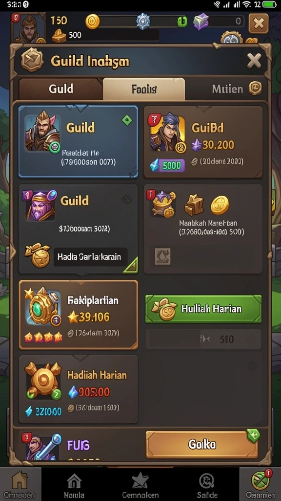 kagandan - Menampilkan karakter dengan skill unik dan menarik.