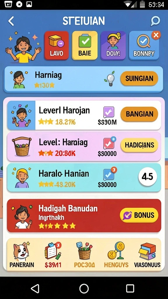tar555 - Tangkapan layar menampilkan tantangan menarik yang harus dihadapi pemain.